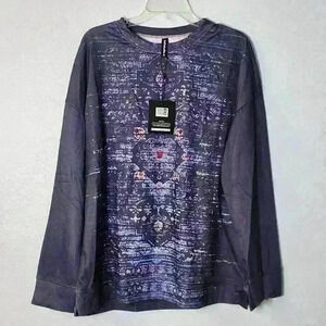 JustFashionNow women's long sleeve,crew neck multi color sweatshirt top size xl